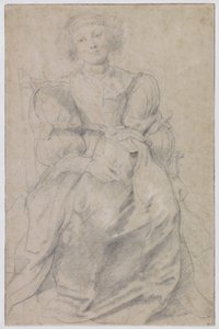 Portrait of Hélène Fourment by Peter Paul Rubens