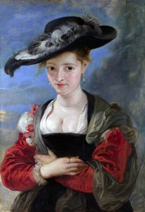 Portrait of Susanna Lunden (?) (Le Chapeau de Paille) by Peter Paul Rubens