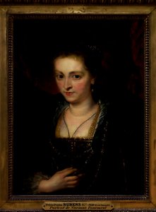 Portrait of a woman. Portrait of Suzanna Fourment by Peter Paul Rubens