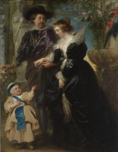Rubens, His Wife Helena Fourment, and Their Son Frans by Peter Paul Rubens