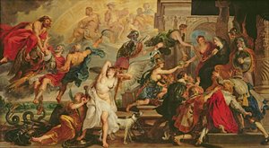 The Apotheosis of Henri IV and the Proclamation of the Regency of Marie de Medici, 1622-25