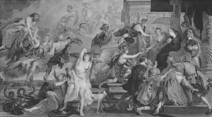 The Apotheosis of Henri IV and the Proclamation of the Regency of Marie de Medici