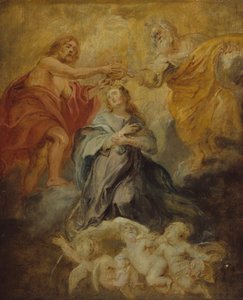 The Coronation of the Virgin, ca. 1632-33 by Peter Paul Rubens