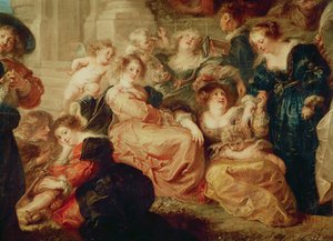 The Garden of Love (detail) by Peter Paul Rubens