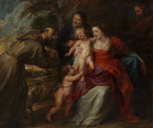 The Holy Family with Saints Francis and Anne and the Infant Saint John the Baptist