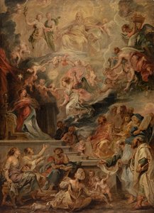The Incarnation as Fulfillment of All the Prophecies by Peter Paul Rubens