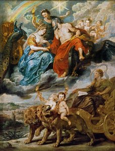 The Meeting of Marie de Medici and Henry IV at Lyons, The Marie de Medici Cycle by Peter Paul Rubens