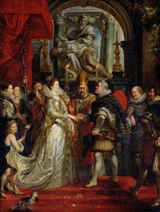 The Proxy Marriage of Marie de Medici and Henri IV 5th October 1600 by Peter Paul Rubens