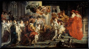 The Coronation of Mary of Medicis by Peter Paul Rubens
