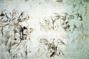Three Groups of Apostles at the Last Supper