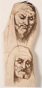 Two Male Heads
