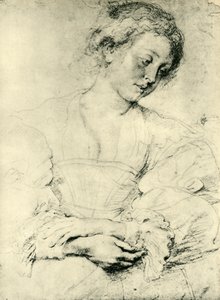 Young Woman with Folded Hands by Peter Paul Rubens