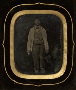 Man with Bucket and Paint Brush