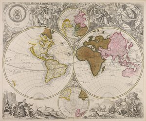 Cartesian Map of Hemispheres