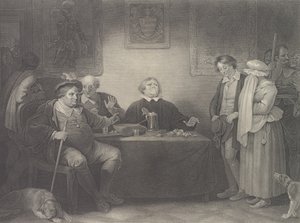 The Seven Ages, Fifth Age: The Justice, first published 1801, reissued 1852 by Peter Simon