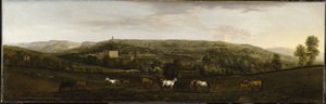 A view of Chatsworth from the south-west by Peter Tillemans