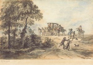 Coach and Highwayman