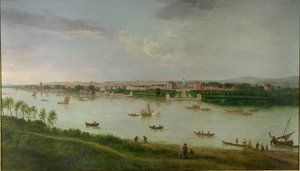The Royal Hospital from the south bank of The River Thames