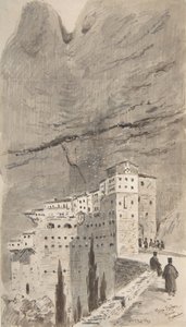 Monastery of Mega Spileon, Greece by Peter Toft