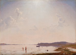 View of Roskilde Fjord near Frederikssund, Zealand by Peter Vilhelm Carl Kyhn