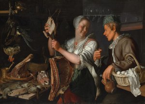 Kitchen Scene, 1620s