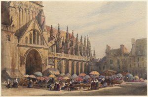Dieppe Cathedral by Peter de Wint