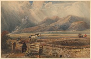 Harrowing - View near the Cross Fells by Peter de Wint