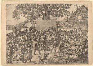 The Large Rustic Wedding Feast