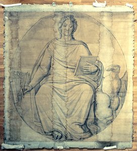 Saint John the Evangelist. Cartoon for the Frescoes of St. Ludwig