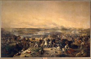 Campaign of Russia (1812): The Battle of Borodino on August 26 by Peter von Hess