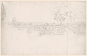 Fantasy Panorama of Rome from St. Peter