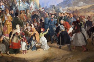 The Entrance of King Othon I of Greece to Athens by Peter von Hess