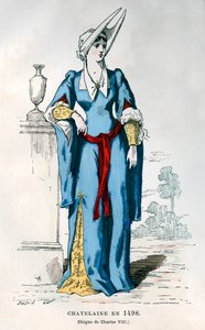 Lady of the Manor of the Time of Charles VIII of France by Petit