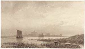 View of Veere by Petrus Franciscus Greive