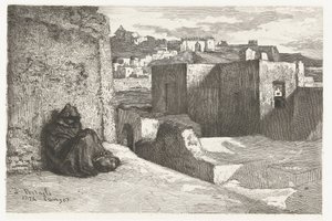 View of Tangier by Petrus Johannes Arendzen (attributed to)
