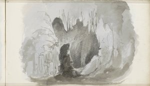 Stalactite Cave by Petrus Johannes Schotel