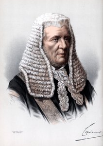 Hugh McCalmont Cairns, 1st Earl Cairns, Lord Chancellor of Great Britain, c1890 by Petter and Galpin Cassell