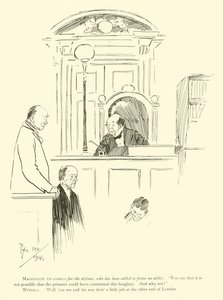 Cartoon by Phil May, from the 1890s by Phil May