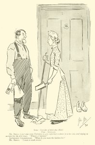Cartoon by Phil May, from the 1890s by Phil May