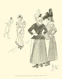 Cartoon by Phil May, from the 1890s by Phil May