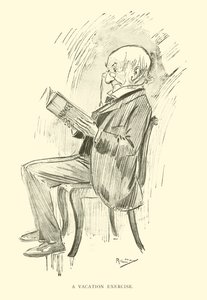 Cartoon by Phil May, from the 1890s by Phil May