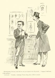 Cartoon by Phil May, from the 1890s by Phil May