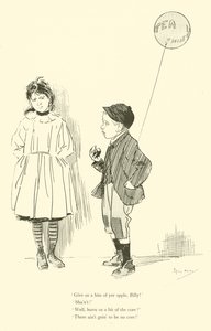 Cartoon by Phil May, from the 1890s by Phil May