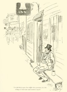 Cartoon by Phil May, from the 1890s by Phil May