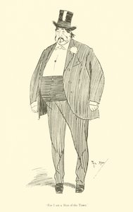 Cartoon by Phil May, from the 1890s by Phil May
