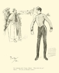 Cartoon by Phil May, from the 1890s by Phil May