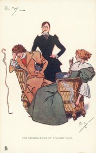 Smoking room at a Ladies