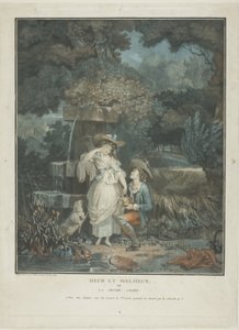 Fortune and Misfortune by Philibert Louis Debucourt