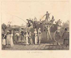 The Carnival by Philibert Louis Debucourt