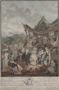 Le Menuet de la Mariée, 1786 by Philibert Louis Debucourt